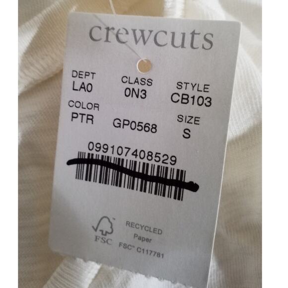 J Crew Girls Shrunken Palm Tree Graphic T Shirt Sequins CB103 Size Small 6-7 - Picture 4 of 5